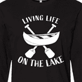 thumbnail image 4 of Inktastic Living Life On The Lake Long Sleeve T-Shirt, 4 of 5