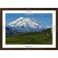 thumbnail image 5 of Art.com Denali National Park, Alaska - Mountain View Art Print by Lantern Press, Brown Frame Wall Art, 44" x 32", 5 of 5
