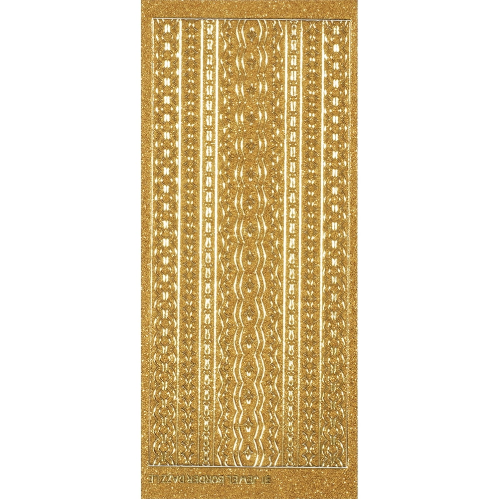 Dazzles StickersJewel BordersGold