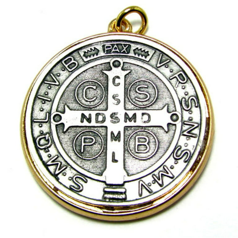 10-40pcs Saint Benedict Medallion Pendant Charms Jesus Cross Catholic San  Benito Charm for DIY Necklace Making Accessories Craft