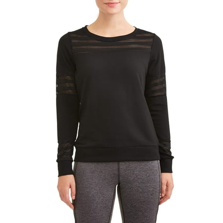 Airblaster Pullover - Women's Active Performance Striped Mesh Inset Pullover
