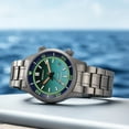 thumbnail image 5 of BERNY Automatic Dive Watches for Men, Sport Casual 20ATM Waterproof Titanium Watch with Date, Super Luminous, Sapphire Crystal, Fashion Men's Analog Mechanical Wristwatch (Light Green), 5 of 9