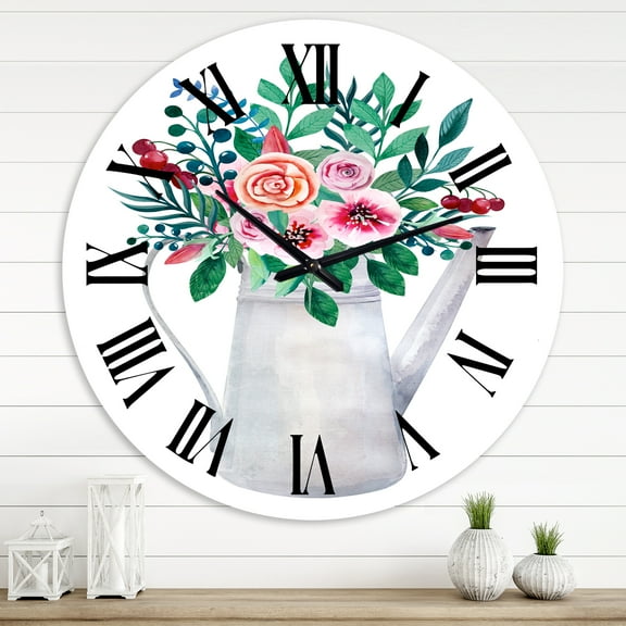 Designart 36 in Quartz Traditional Wall Clock
