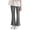 Dark Gray, variant on hotojiny Baby Girls High Waisted Flare Pants Kids Toddler Wide Leg Ribbed Leggings Casual Bell Bottoms Trousers for Newborn 2-8 Years
