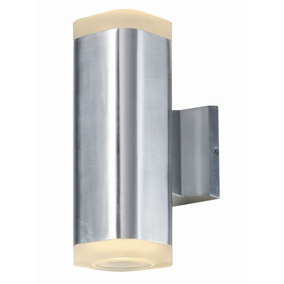 86135AL Maxim Lighting Lightray-12W 2 LED Outdoor Wall Sconce in Modern style-3.5 Inches wide by 10.25 inches high-Brushed Aluminum Finish