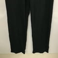 thumbnail image 4 of Calvin Klein Womens Black High-Waist Relaxed-Leg Waffle Active Pants Size S $69, 4 of 7