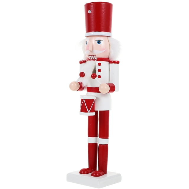 Decoración de cascanueces de Navidad figura de cascanueces de madera mesa de dibujos animados adornos de cascanueces