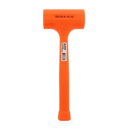

ABN Dead Blow Hammer 4 lb Pound Mallet with Non-Marring Rubber Coating