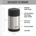 thumbnail image 3 of Thermos 16oz Insulated Food Jar with Folding Spoon, Stainless Steel, 3 of 11