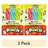 (2 pack) Spangler Sour Punch Christmas Candy Canes Stocking Stuffers, 12 Count