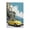 Vintage Yellow Coastal Car, variant on Stupell Industries Contemporary Yellow Car on Coast Black Framed Giclee Art, 12 x 18, by Petals Prints Design