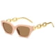 thumbnail image 1 of Gafas de sol modernas retro con montura gruesa y ala ancha, fabricadas en PC, 1 of 5