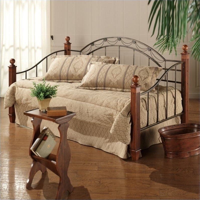 Hillsdale Camelot Wood and Metal Daybed in CherryDaybed only Walmart