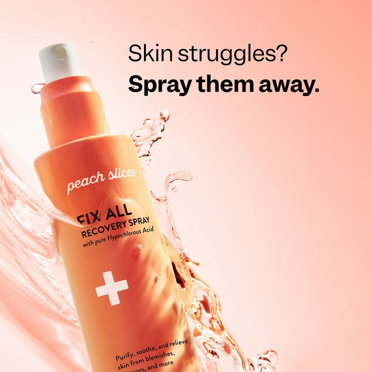 Peach Slices Fix All Recovery Spray for Acne Treatment, 4 fl oz