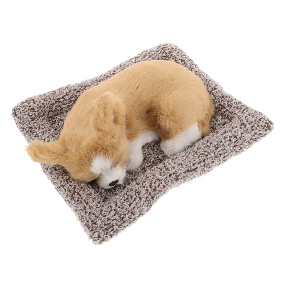 LEORX dashboard decorations women Realistic Dog Figurine Multi 1Set