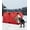 red, variant on Gaderth Portable Pop Up Ice Fishing Tent,Ice Shelter Ice Fishing Hut, Waterproof Ice Shanty For Fishable Area, 7-8 Person Insulated Ice Shanty