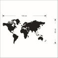 thumbnail image 1 of World Map Wall Decoration，World Map Puzzle Wall Background，Brown, 1 of 5