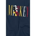 thumbnail image 4 of Disney T-Shirt Homme Mickey Mouse Multicolore avec Nom, 4 of 4