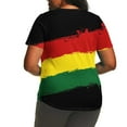thumbnail image 3 of DDAPJ pyju Black History T-shirts for Women Short Sleeve Black History Month Shirt African American Pride Tshirt Celebration Parade Graphic Tees Lightning Sales Multicolor XXL, 3 of 5