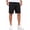 Black, variant on RICHCOIN Men's Linen Casual Classic Fit Short Drawstring Summer Beach Shorts with Pockets