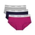 thumbnail image 2 of Calvin Klein Girls Hipster Underwear 3 Pack,Purple/Pink/Gray,S, 2 of 2