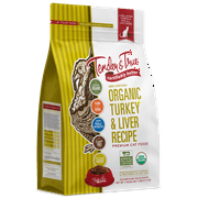 Angle View: Tender & True Organic Turkey & Liver Recipe Dry Cat Food, 7 lb bag