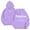 Purple, variant on Men's Casual Pullover Hoodie with Inspirational Print Lined Winter Warmth Streetwear Fashion Comfortable Sweatshirt