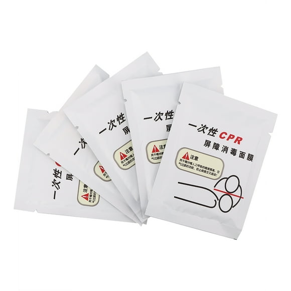 Disposable CPR Training Face Shield Saliva Isolation for Mouth-to-Mouth