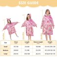 thumbnail image 3 of Wearable Blanket with Sleeves and Pocket Oversized Hooded Sweatshirt 3-14 YR Lots Of Hearts M, 3 of 7