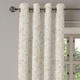 thumbnail image 2 of Ambesonne Abstract Grommet Curtain, Swirls Pattern Circles, 50" x 84", Pale Grey Eggshell, 2 of 6