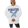 thumbnail image 3 of Women's Gameday Couture White Hampton Pirates Big Goals Oversized Long Sleeve T-Shirt, 3 of 5
