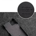 thumbnail image 3 of MELKCO For iPhone 14 Pro Litchi Texture Phone Case Genuine Cow Leather+PC Vertical Flip Cover-Black, 3 of 5