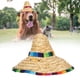 thumbnail image 5 of Mini Sombrero de paja para perros de compañía, Sombrero para gato, perro, sol, playa, fiesta, sombreros de paja para perros, accesorios M, 5 of 12