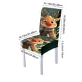 thumbnail image 3 of Fundas de tela para sillas, decoraciones navideñas, fundas elásticas para sillas de comedor, fundas lavables para sillas de cocina, decoración navideña, fundas para sillas para fiestas, decoraciones d, 3 of 6