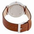 thumbnail image 3 of Skagen Men's 38mm Brown Leather Band Steel Case Quartz Blue Dial Analog Watch SKW6446, 3 of 3