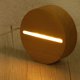 thumbnail image 4 of Soporte de base de luz LED de madera, pedestales redondos de madera de 3,94 pulgadas de diámetro para luces blancas cálidas para arte de cristal con luz nocturna acrílica, color madera, 4 of 5