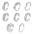 thumbnail image 1 of Anneaux d'Orteils en Cuivre pour Femmes Anneaux d'Orteils Ouverts Anneau de Queue Réglable, 1 of 2