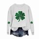 thumbnail image 5 of RKSTN Women's St Patrick's Day Sweatshirt Plus Size Crewneck Irish Gift St Patricks Luckys Shamrocks Graphic Print Hoodless Sweatshirts Top Womens Casual Round Neck Loose Fits Long Sleeve T Shirts, 5 of 5