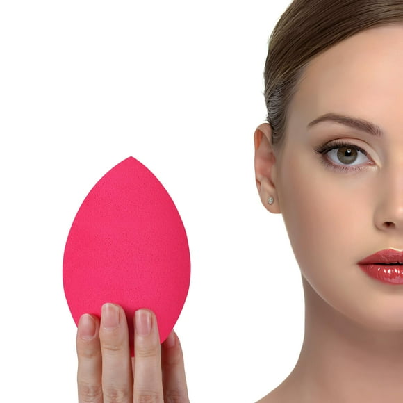 Esponjas de maquillaje EXTRA GRANDES de 11 cm para rostro y cuerpo (1 pequeña y 1 grande) - Con 2 soportes para esponjas - APLICACIÓN IMPECABLE MÁS RÁPIDA para base/bronceado falso/polvo/mezcla/fijaci