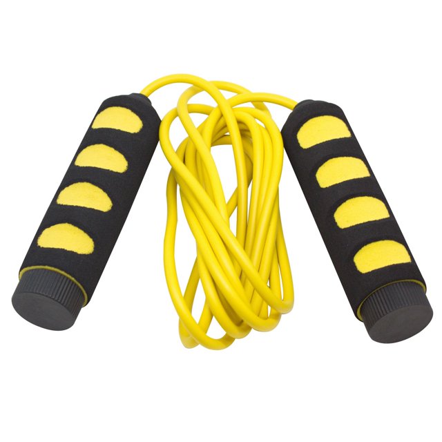 SAS Corde à Sauter avec Manche en Mousse (Jaune)