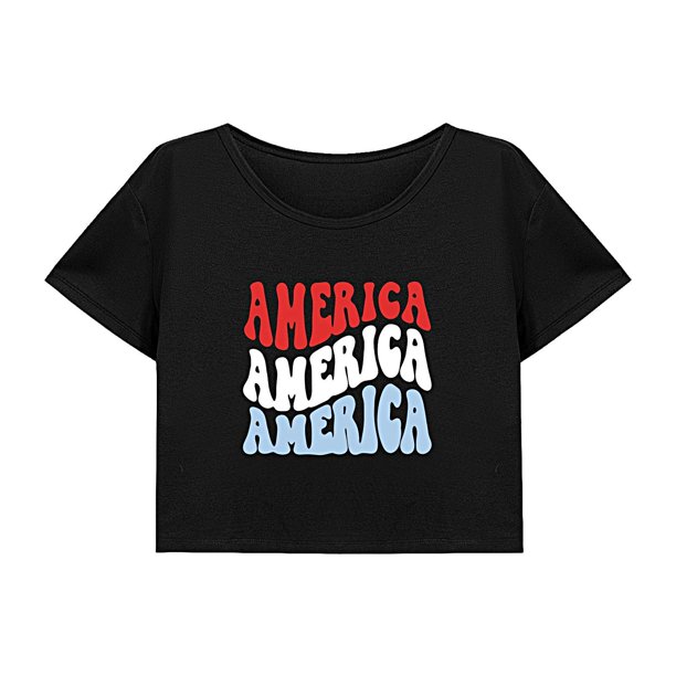 Camisa corta suave y moderna con cuello redondo para mujer, para senderismo, viajes por la calle, oficina M