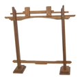thumbnail image 1 of DOBANI Support de Gong Piédestal 10 Pouces - Noyer, 1 of 3
