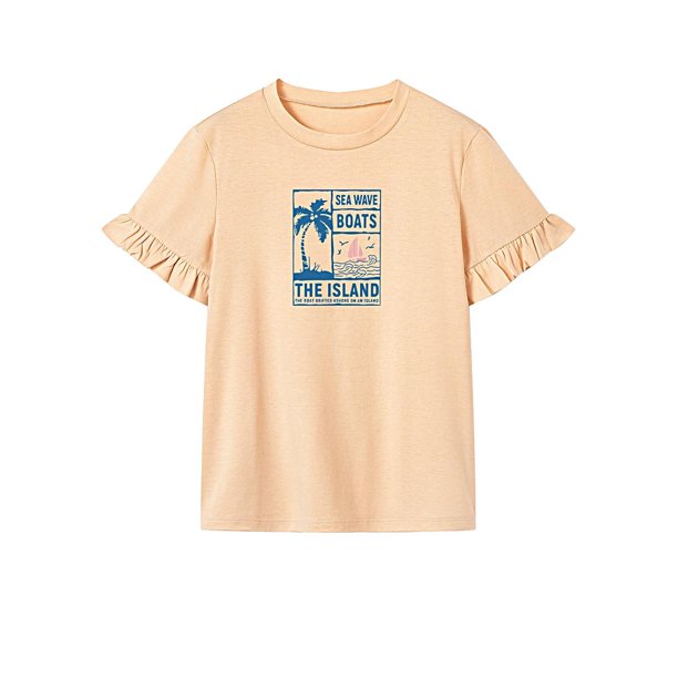 Camiseta para mujer Ropa de verano Ropa suave para mujer Trajes clásicos transpirables Tops de verano M