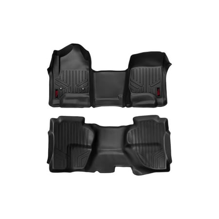 Rough Country Floor Mats for 14-18 Chevy/GMC 1500/2500HD