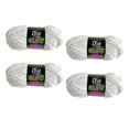 thumbnail image 2 of 4 piezas de hilo que brilla en la oscuridad, hilo de crochet, hilo luminoso para manualidades y costura. Blanco, 2 of 9