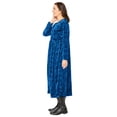 thumbnail image 3 of Woman Within Plus Size 21-Button Velour Dress, 3 of 3