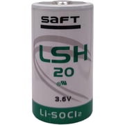 2Pcs LSH20 3.6V D 13000mAh Lithium Thionyl Chloride Non-Rechargeable Replacement for Saft Battery for Alarm Systems GPS Systems Battery
