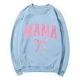 thumbnail image 2 of Merry Christmas Sweatshirts Womens Crewneck Christmas Printed Shirts Loose Long Sleeve Blouses Casual Xmas Sweatshirt Holiday Party Pullover Sweater Tops M, 2 of 5