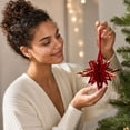 thumbnail image 6 of Christmas Hanging Ornaments with Pre-Strung Ribbons, Reusable Assorted 3D Designs for Christmas Tree, Indoor Holiday Decor and Gift Giving, 6 of 7