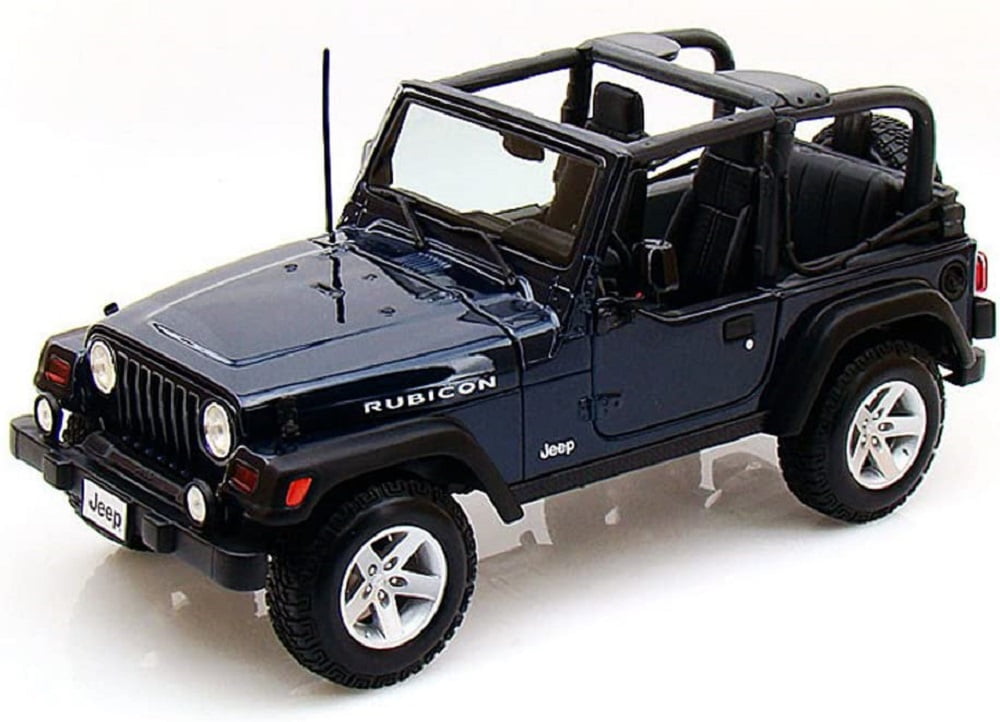 Jeep Wrangler Rubicon Deep Blue 1/18 Diecast Model Car by Maisto